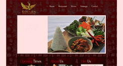 Desktop Screenshot of koulenrestaurant.com